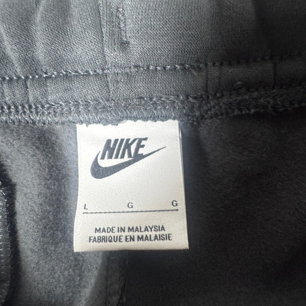Nike Womens Fleece Joggers CJ1790-060 Charcoal Gray Athletic Sweatpants L - Picture 3 of 10